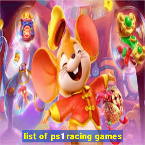 list of ps1 racing games